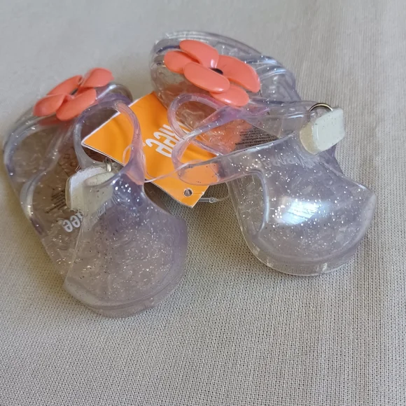 Gymboree Flower Sparkle Jelly Sandals - Picture 3 of 8